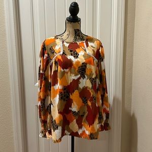 TimeMark Amazon Floral Blouse